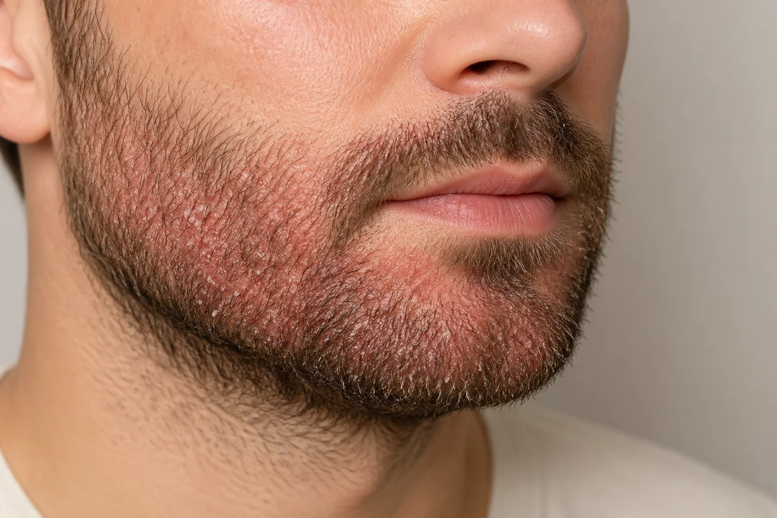Schéma comparatif dermite séborrhéique et rosacée : zones squameuses et télangiectasies illustrées sur un visage